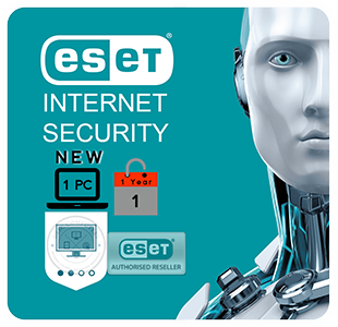 ESET Internet/Cyber Security - For Windows PC or MacOS - 12 month Licence